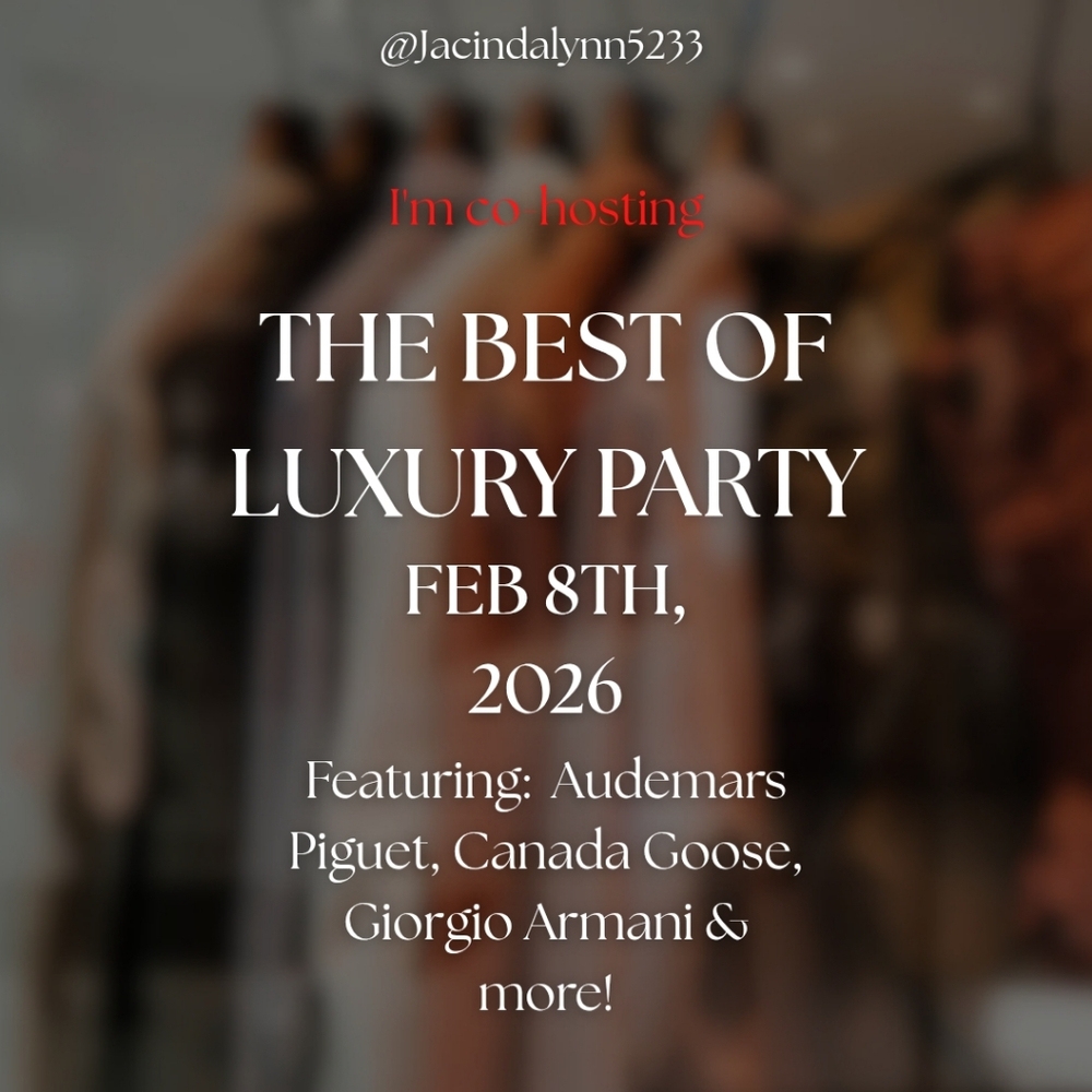 Join Me As I Co-host The Best Of Luxury Poshmark Party On February 8th, 2026 !!!
